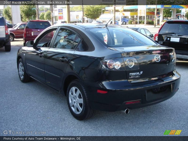 Black Mica / Black 2007 Mazda MAZDA3 i Sedan