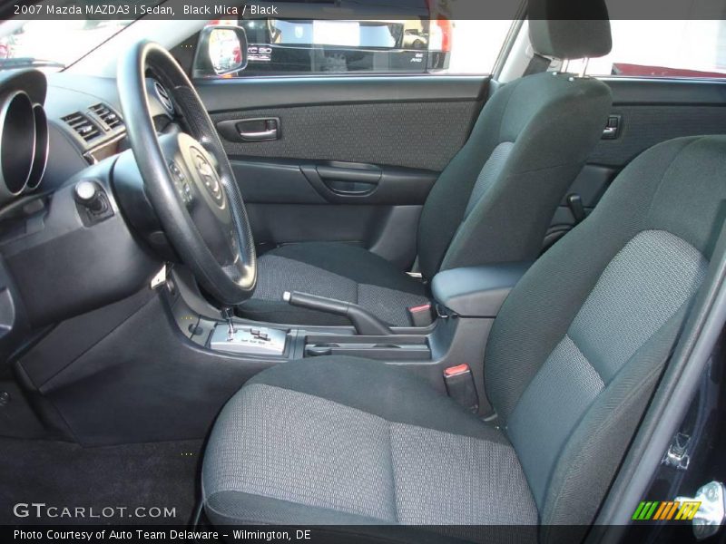 Black Mica / Black 2007 Mazda MAZDA3 i Sedan