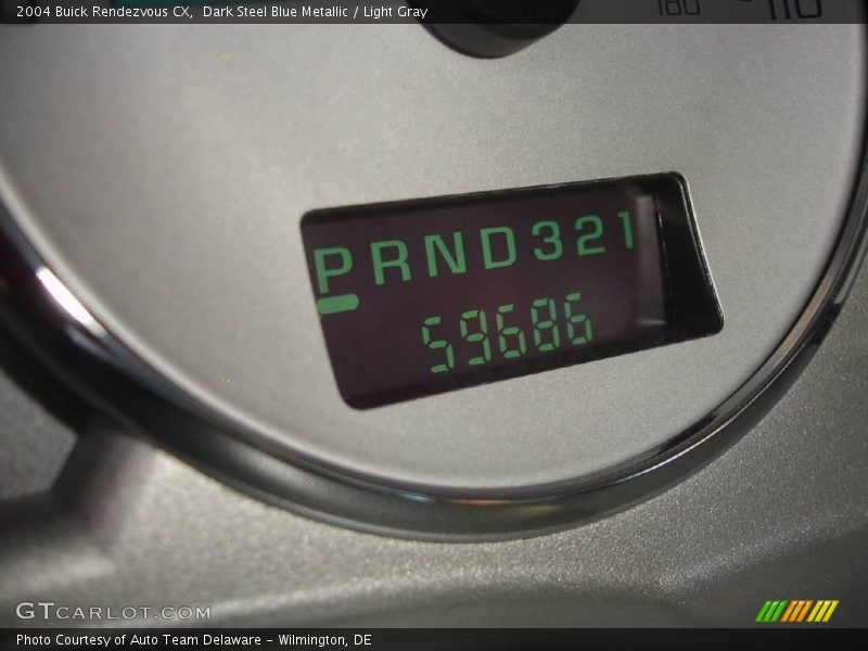 Dark Steel Blue Metallic / Light Gray 2004 Buick Rendezvous CX