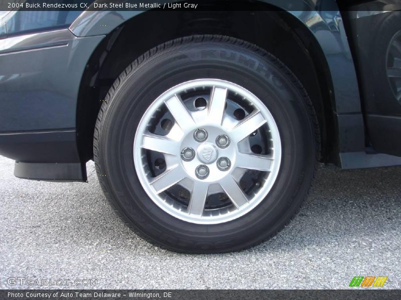 Dark Steel Blue Metallic / Light Gray 2004 Buick Rendezvous CX