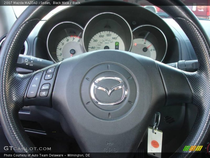 Black Mica / Black 2007 Mazda MAZDA3 i Sedan