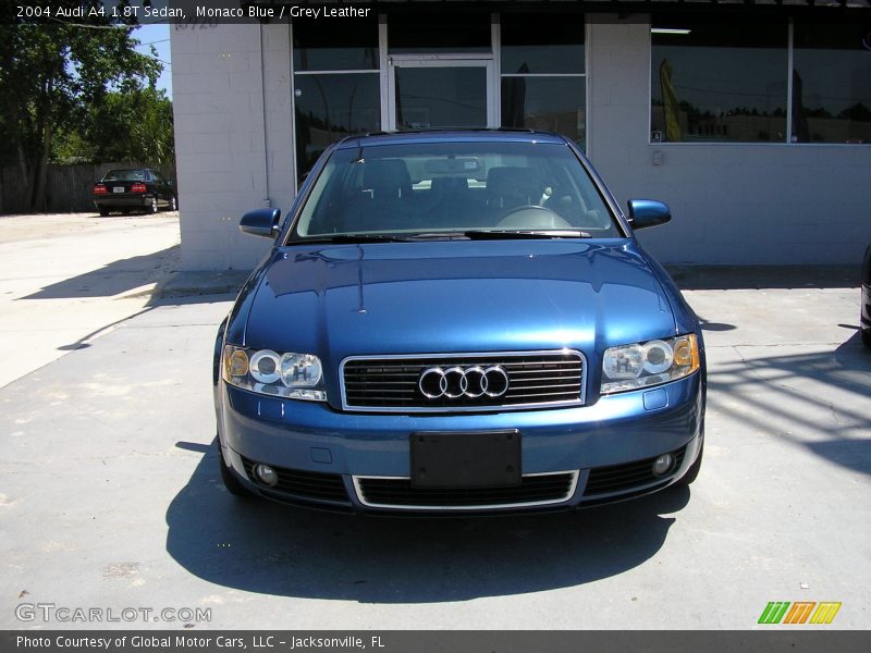 Monaco Blue / Grey Leather 2004 Audi A4 1.8T Sedan
