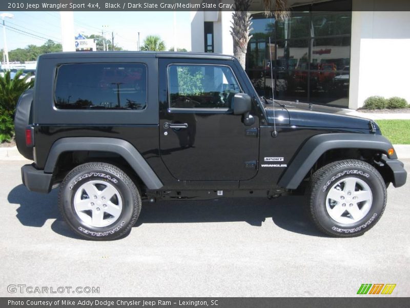 Black / Dark Slate Gray/Medium Slate Gray 2010 Jeep Wrangler Sport 4x4