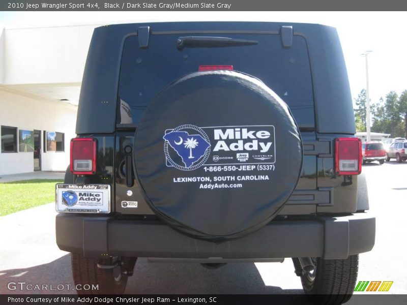 Black / Dark Slate Gray/Medium Slate Gray 2010 Jeep Wrangler Sport 4x4