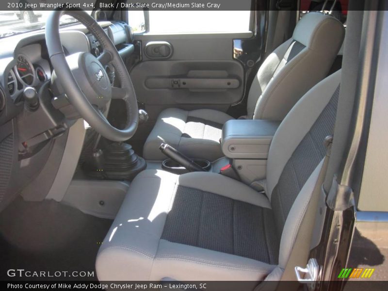 Black / Dark Slate Gray/Medium Slate Gray 2010 Jeep Wrangler Sport 4x4