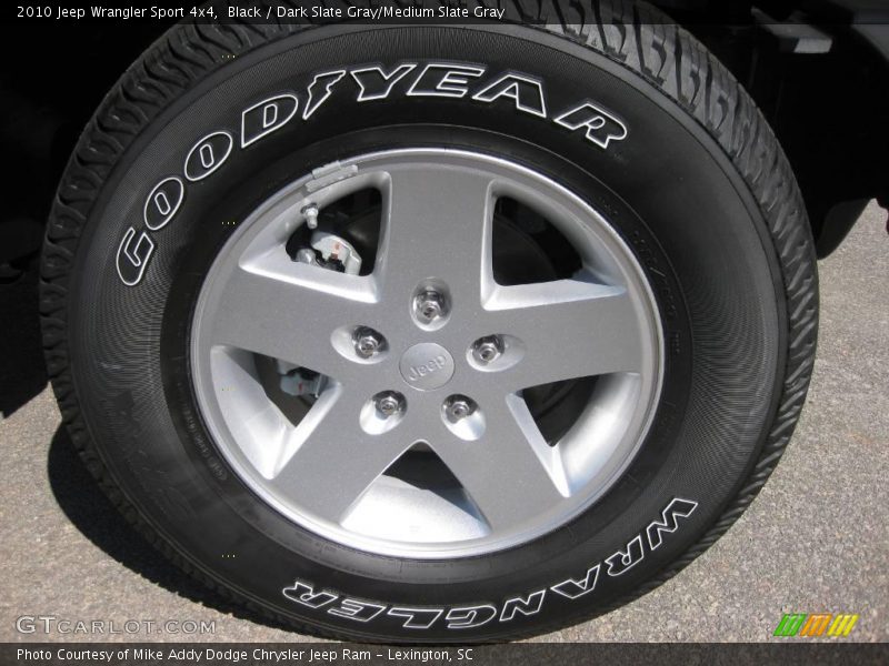 Black / Dark Slate Gray/Medium Slate Gray 2010 Jeep Wrangler Sport 4x4