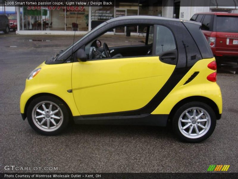 Light Yellow / Design Black 2008 Smart fortwo passion coupe