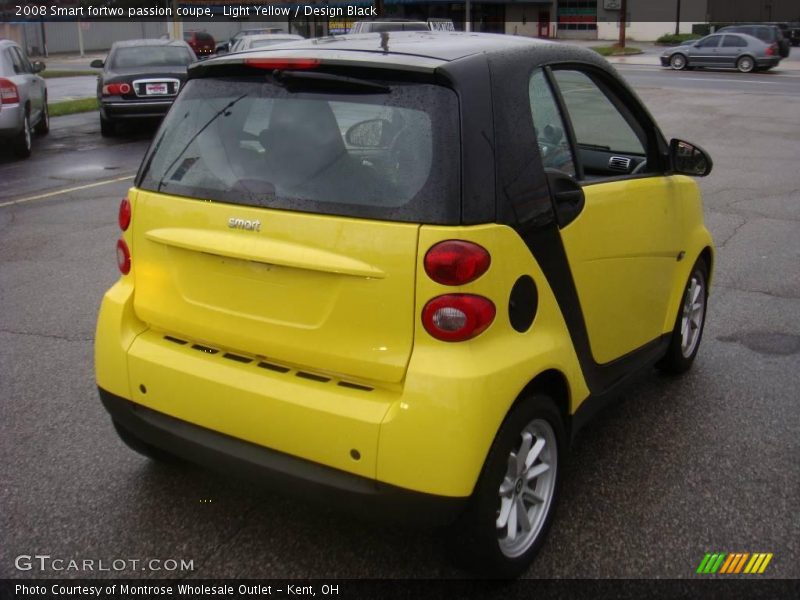 Light Yellow / Design Black 2008 Smart fortwo passion coupe