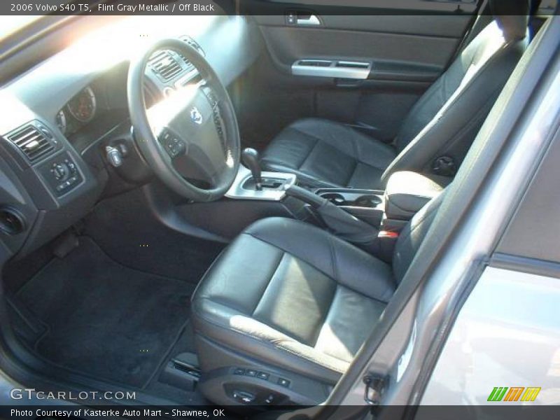 Flint Gray Metallic / Off Black 2006 Volvo S40 T5