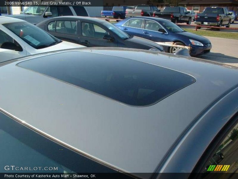 Flint Gray Metallic / Off Black 2006 Volvo S40 T5