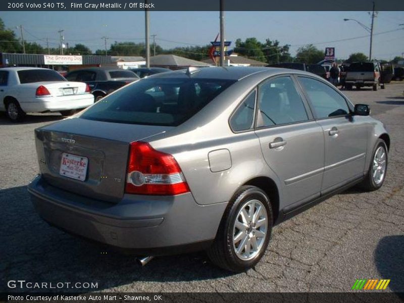 Flint Gray Metallic / Off Black 2006 Volvo S40 T5
