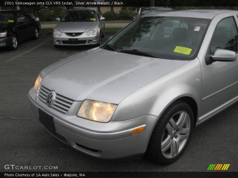 Silver Arrow Metallic / Black 2001 Volkswagen Jetta GLX VR6 Sedan