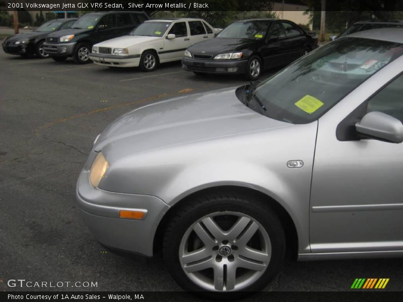 Silver Arrow Metallic / Black 2001 Volkswagen Jetta GLX VR6 Sedan