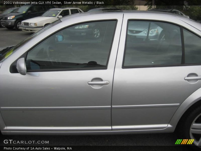 Silver Arrow Metallic / Black 2001 Volkswagen Jetta GLX VR6 Sedan