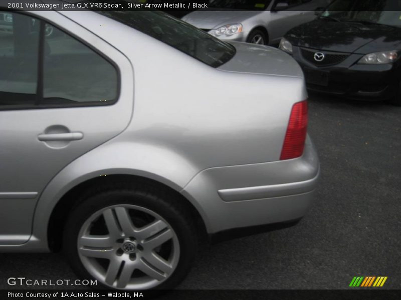 Silver Arrow Metallic / Black 2001 Volkswagen Jetta GLX VR6 Sedan