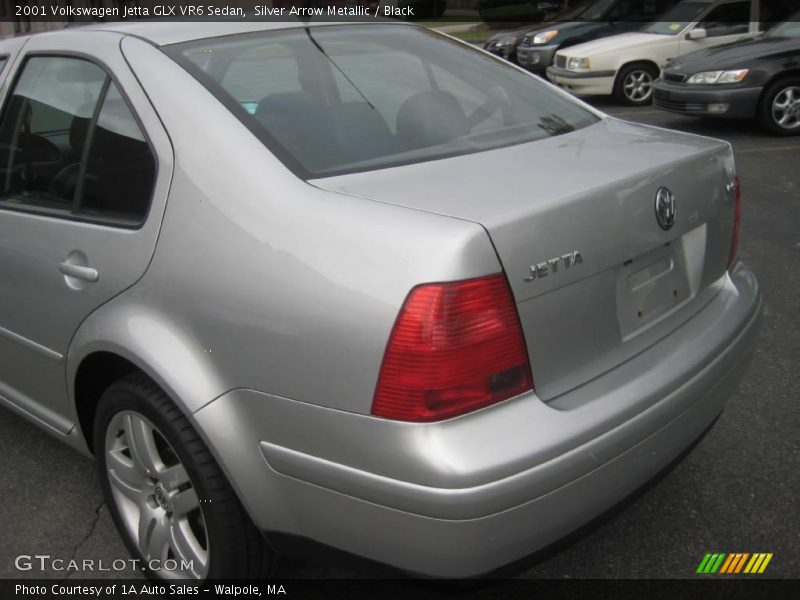 Silver Arrow Metallic / Black 2001 Volkswagen Jetta GLX VR6 Sedan