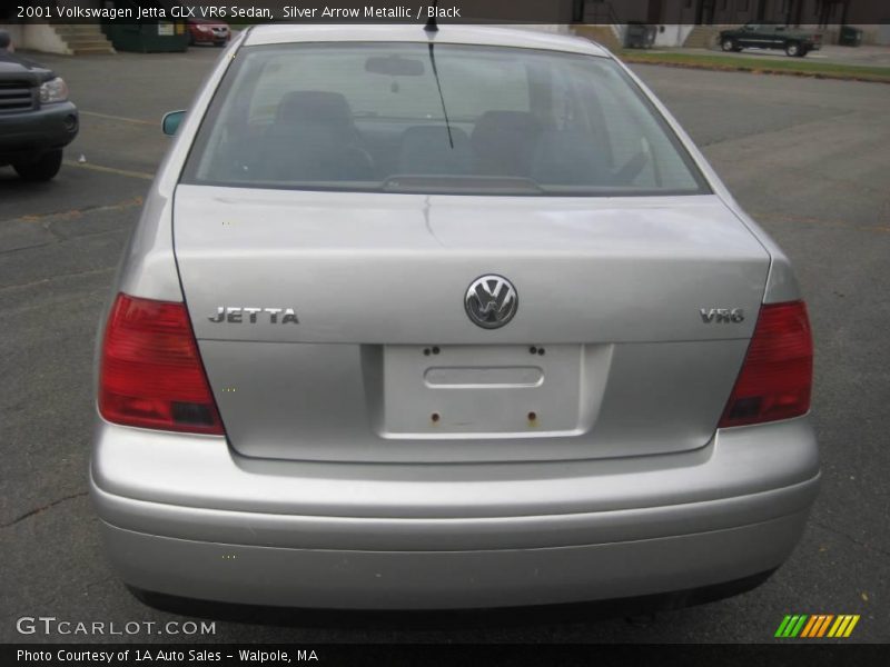 Silver Arrow Metallic / Black 2001 Volkswagen Jetta GLX VR6 Sedan