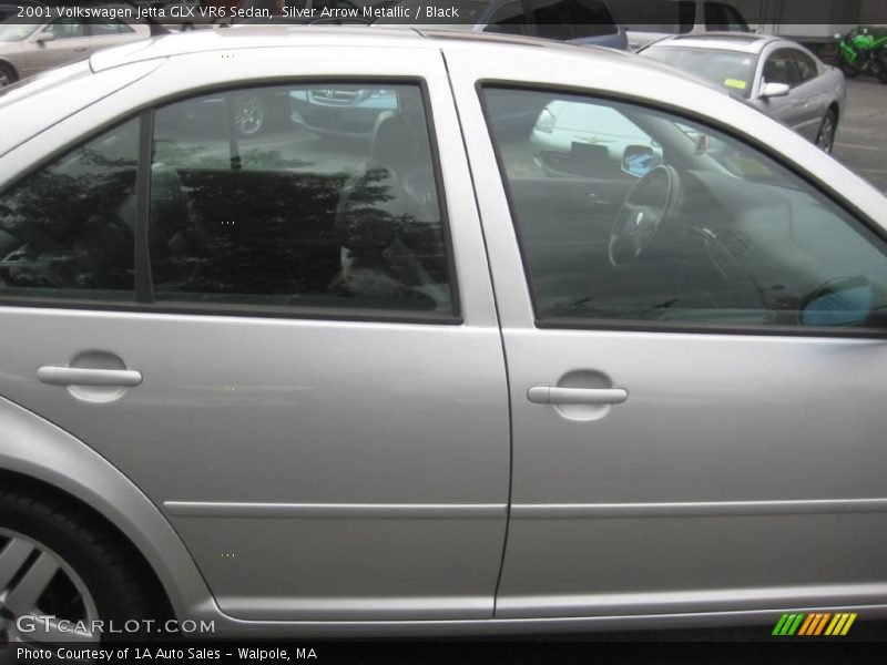 Silver Arrow Metallic / Black 2001 Volkswagen Jetta GLX VR6 Sedan
