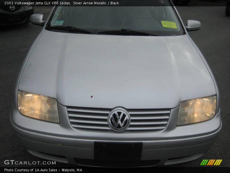 Silver Arrow Metallic / Black 2001 Volkswagen Jetta GLX VR6 Sedan