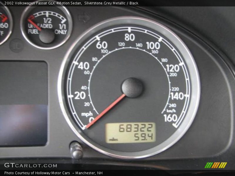 Silverstone Grey Metallic / Black 2002 Volkswagen Passat GLX 4Motion Sedan