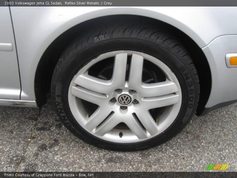 Reflex Silver Metallic / Grey 2003 Volkswagen Jetta GL Sedan