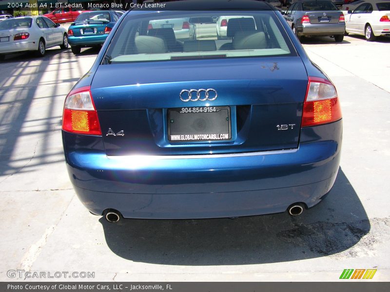 Monaco Blue / Grey Leather 2004 Audi A4 1.8T Sedan