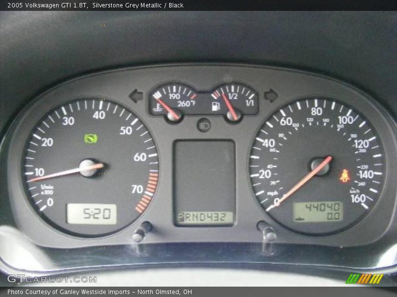 Silverstone Grey Metallic / Black 2005 Volkswagen GTI 1.8T