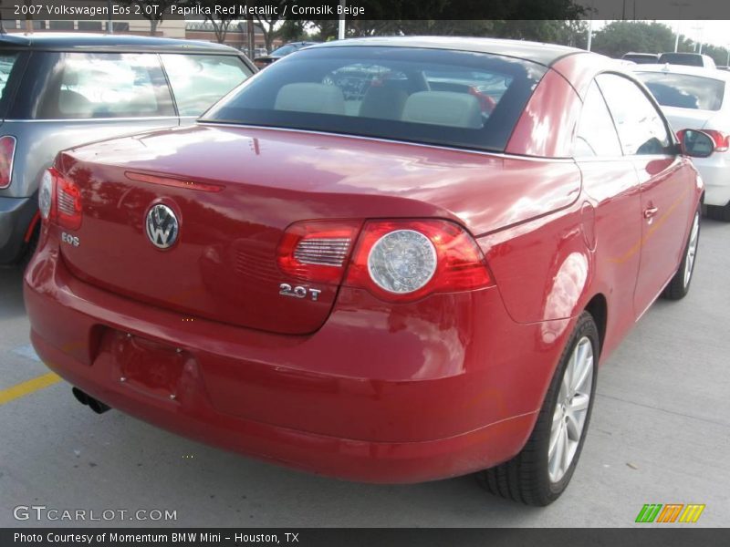 Paprika Red Metallic / Cornsilk Beige 2007 Volkswagen Eos 2.0T