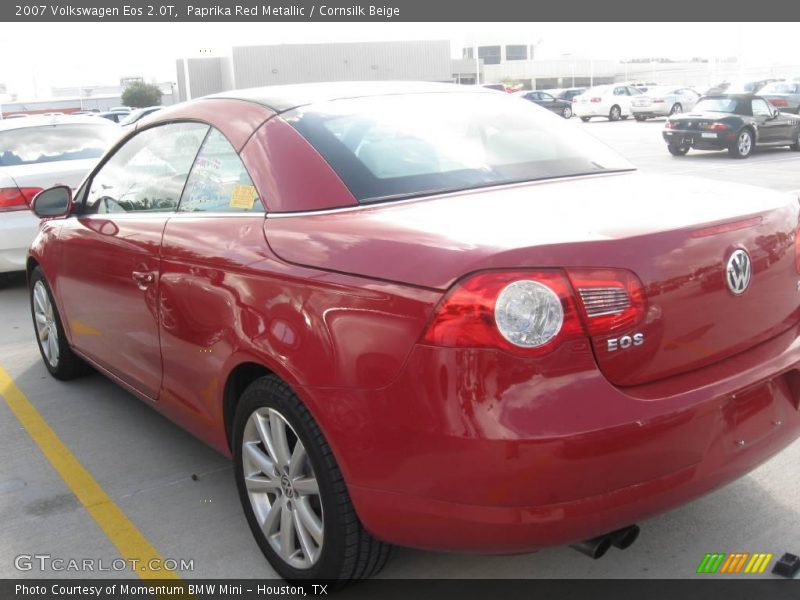 Paprika Red Metallic / Cornsilk Beige 2007 Volkswagen Eos 2.0T