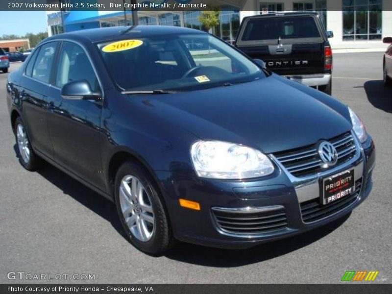 Blue Graphite Metallic / Anthracite 2007 Volkswagen Jetta 2.5 Sedan