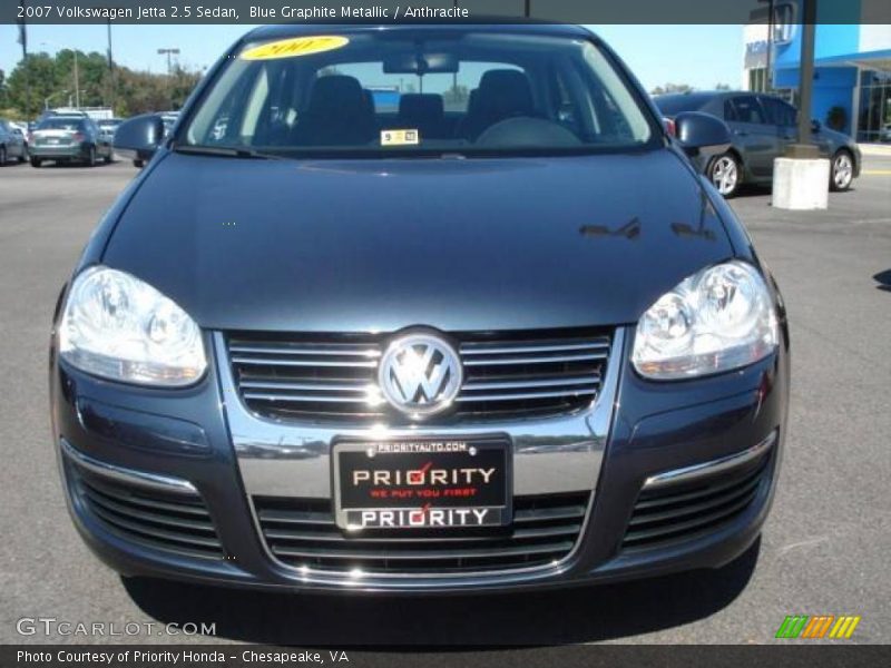 Blue Graphite Metallic / Anthracite 2007 Volkswagen Jetta 2.5 Sedan