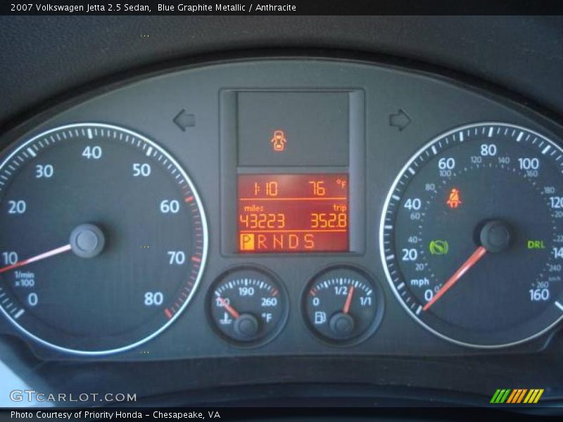 Blue Graphite Metallic / Anthracite 2007 Volkswagen Jetta 2.5 Sedan