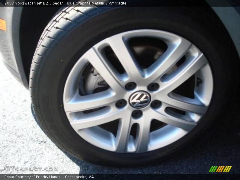 Blue Graphite Metallic / Anthracite 2007 Volkswagen Jetta 2.5 Sedan
