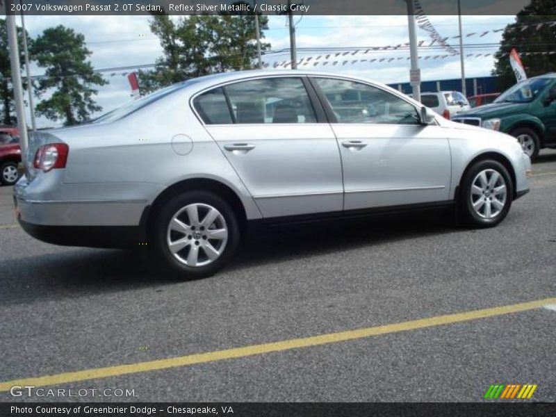 Reflex Silver Metallic / Classic Grey 2007 Volkswagen Passat 2.0T Sedan