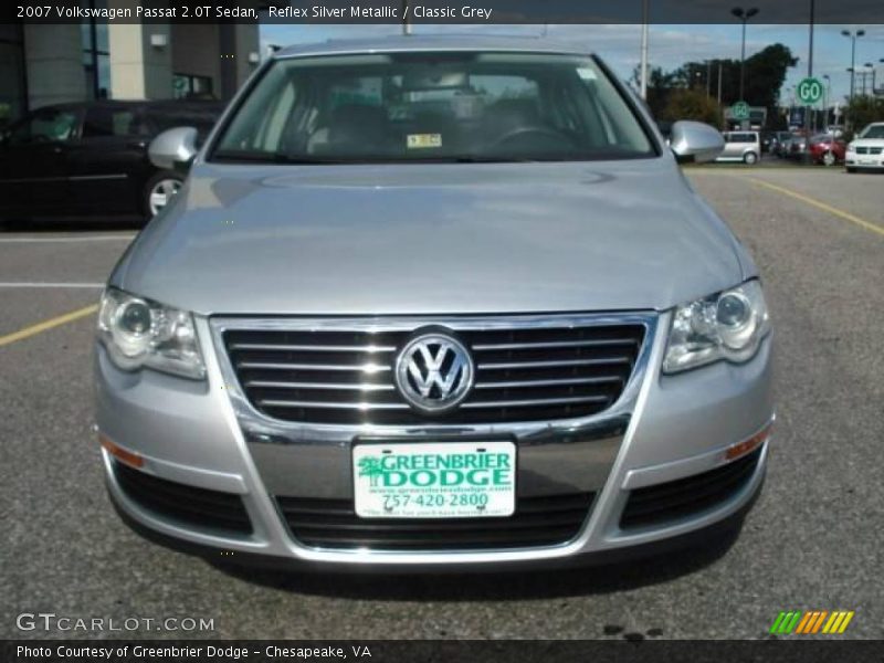Reflex Silver Metallic / Classic Grey 2007 Volkswagen Passat 2.0T Sedan