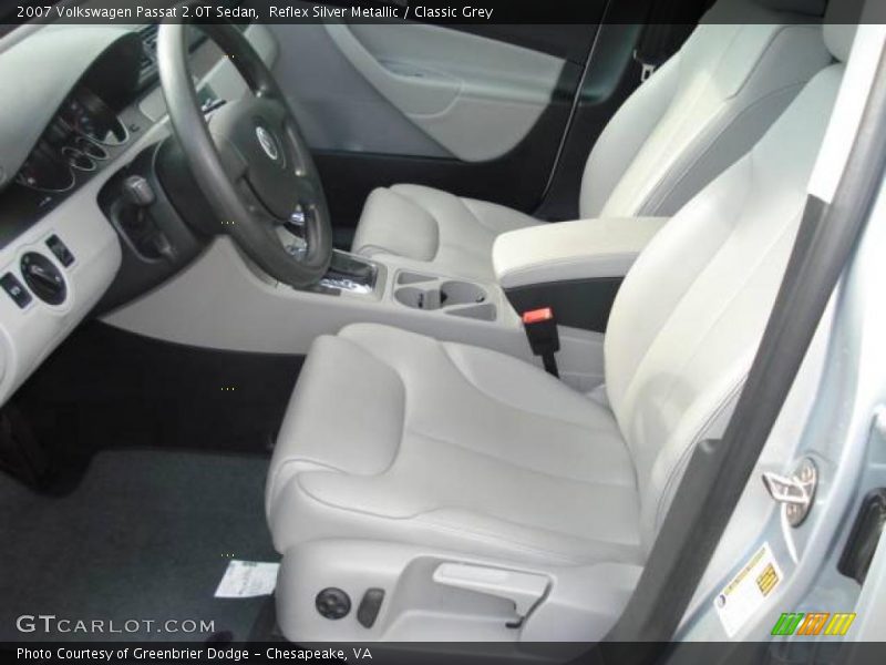 Reflex Silver Metallic / Classic Grey 2007 Volkswagen Passat 2.0T Sedan