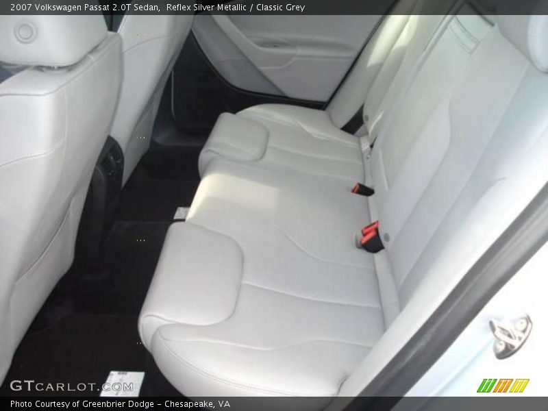 Reflex Silver Metallic / Classic Grey 2007 Volkswagen Passat 2.0T Sedan