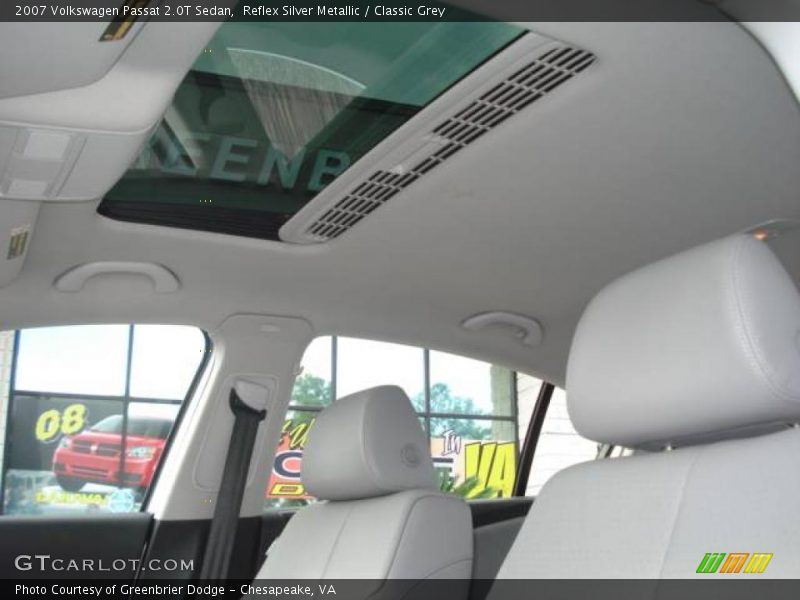 Reflex Silver Metallic / Classic Grey 2007 Volkswagen Passat 2.0T Sedan