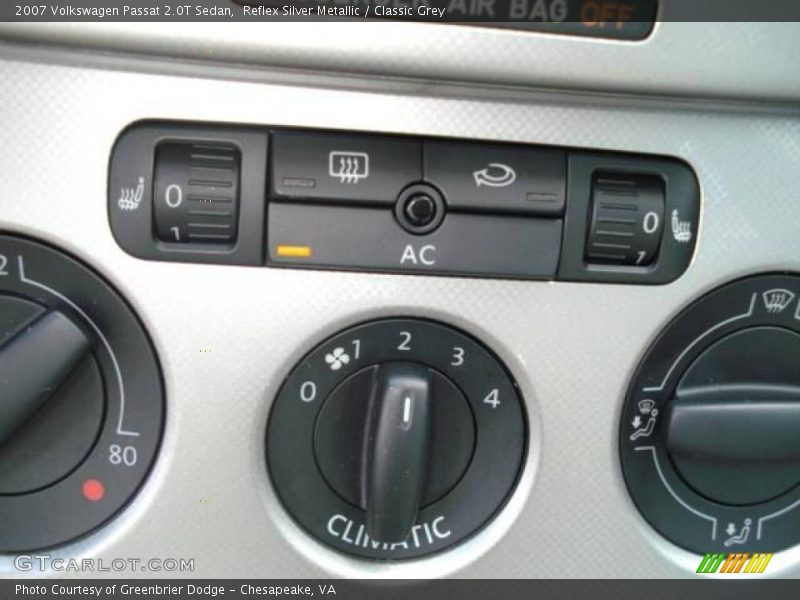 Reflex Silver Metallic / Classic Grey 2007 Volkswagen Passat 2.0T Sedan