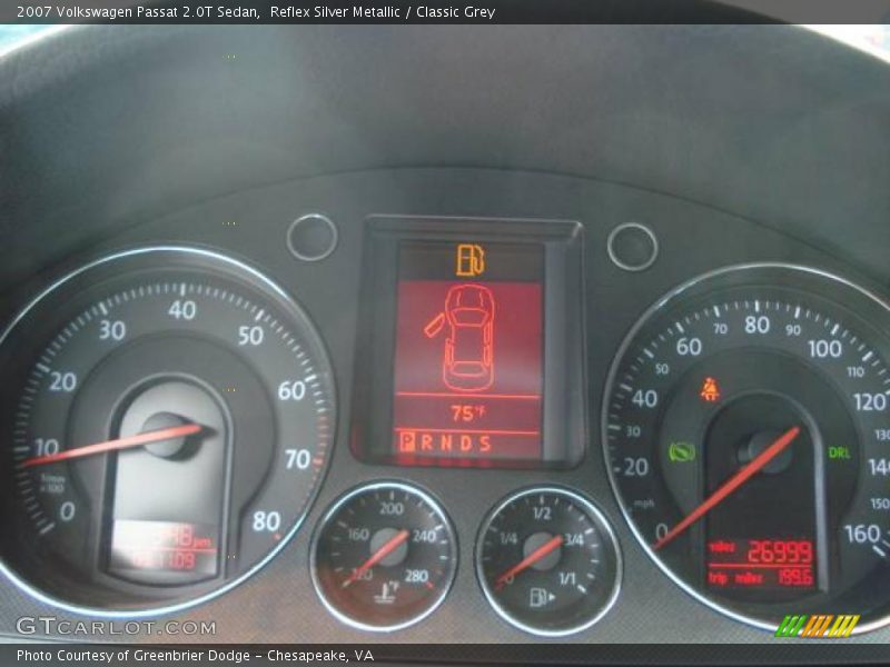 Reflex Silver Metallic / Classic Grey 2007 Volkswagen Passat 2.0T Sedan