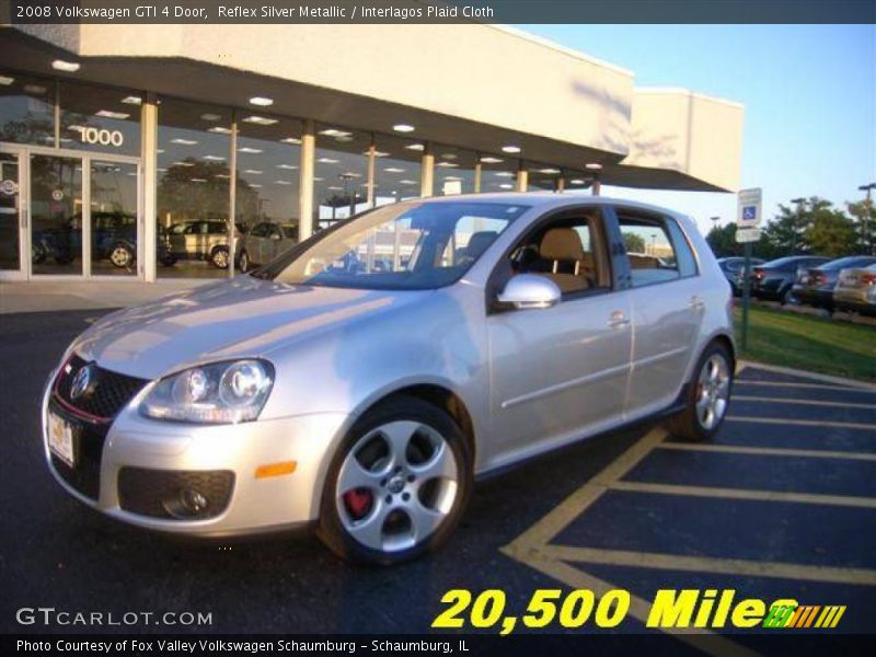 Reflex Silver Metallic / Interlagos Plaid Cloth 2008 Volkswagen GTI 4 Door