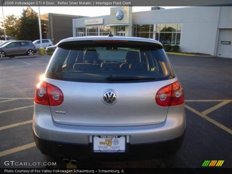 Reflex Silver Metallic / Interlagos Plaid Cloth 2008 Volkswagen GTI 4 Door