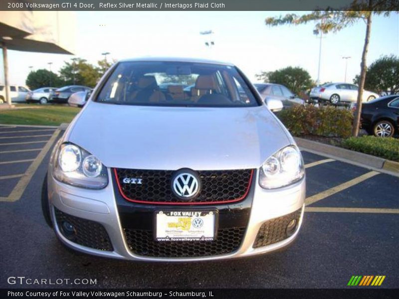 Reflex Silver Metallic / Interlagos Plaid Cloth 2008 Volkswagen GTI 4 Door
