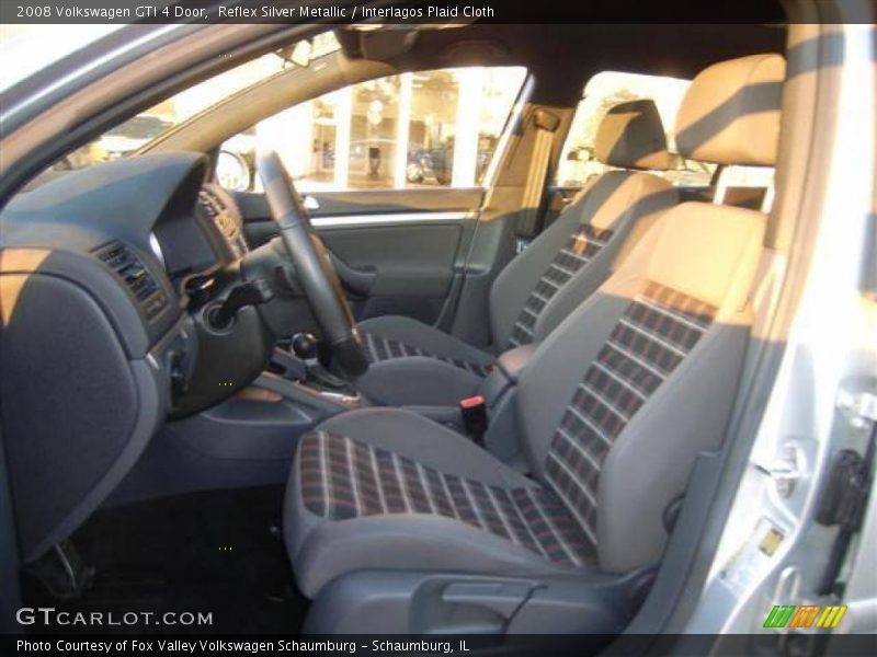 Reflex Silver Metallic / Interlagos Plaid Cloth 2008 Volkswagen GTI 4 Door