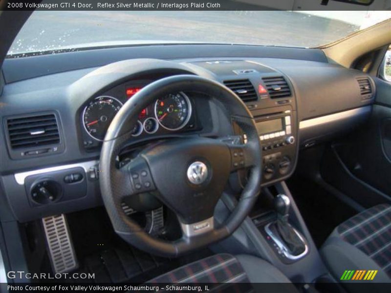 Reflex Silver Metallic / Interlagos Plaid Cloth 2008 Volkswagen GTI 4 Door