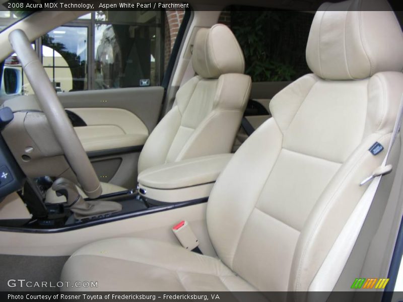 Aspen White Pearl / Parchment 2008 Acura MDX Technology