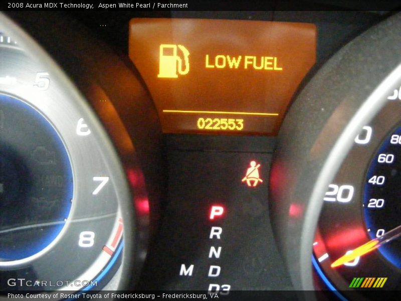 Aspen White Pearl / Parchment 2008 Acura MDX Technology