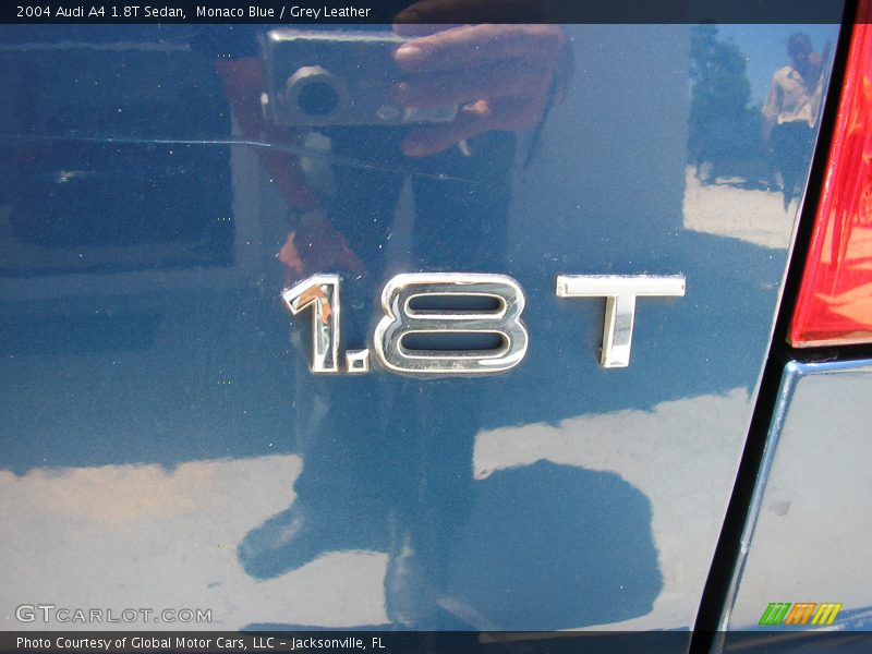 Monaco Blue / Grey Leather 2004 Audi A4 1.8T Sedan