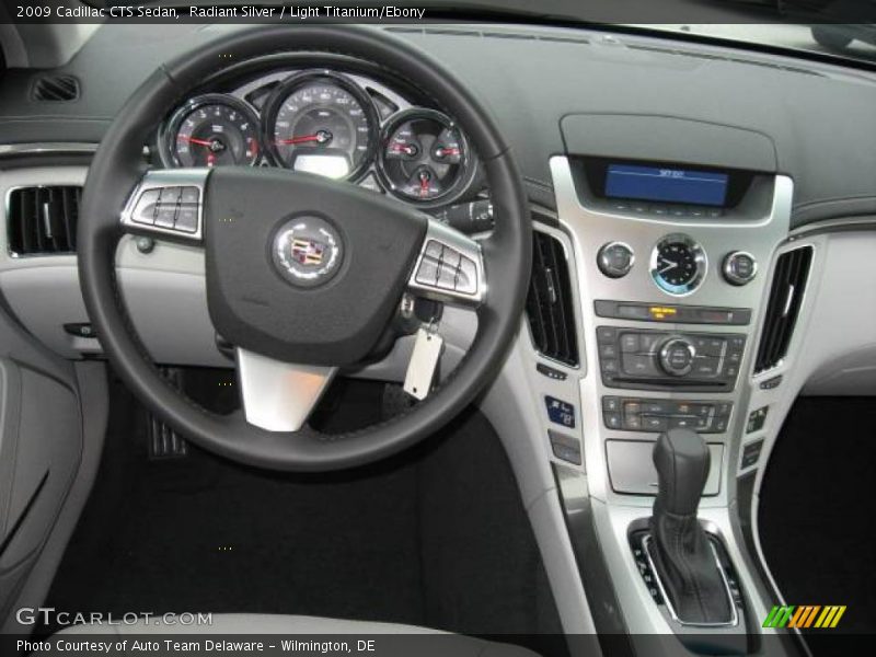 Radiant Silver / Light Titanium/Ebony 2009 Cadillac CTS Sedan
