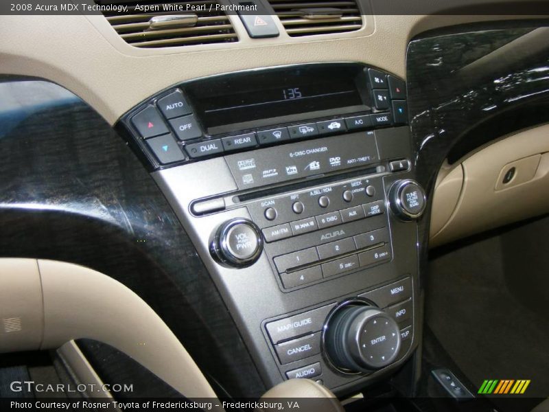 Aspen White Pearl / Parchment 2008 Acura MDX Technology